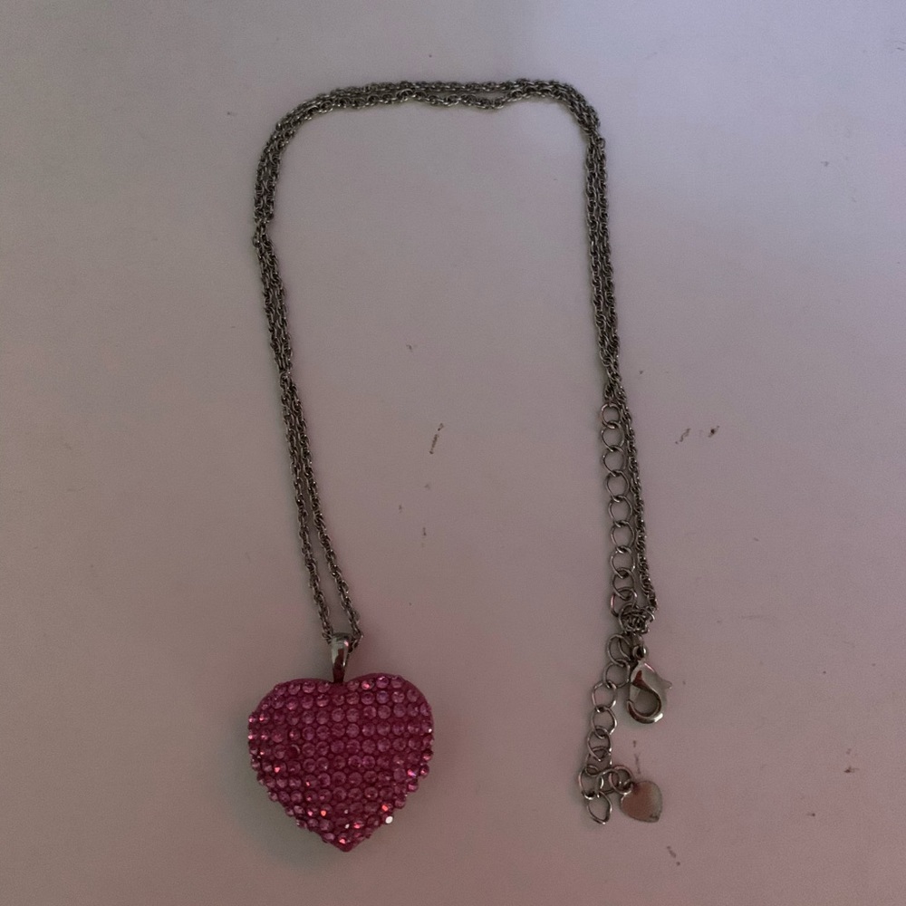 Reinstone Heart Necklace